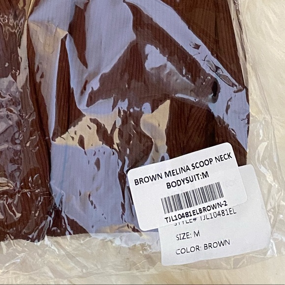 JLUXLABEL BROWN MOCHA TOP - Picture 7 of 8